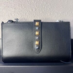 Rebecca Minkoff Black Leather Studded Women's Bag/ crossbody